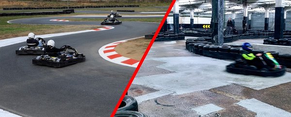 Quelles différences entre le karting indoor et le karting outdoor ?